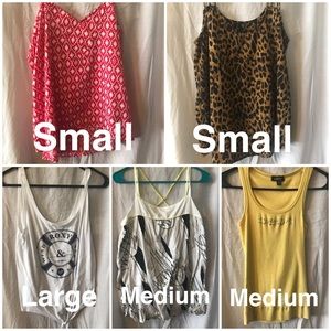 5 tops sold as a bundle